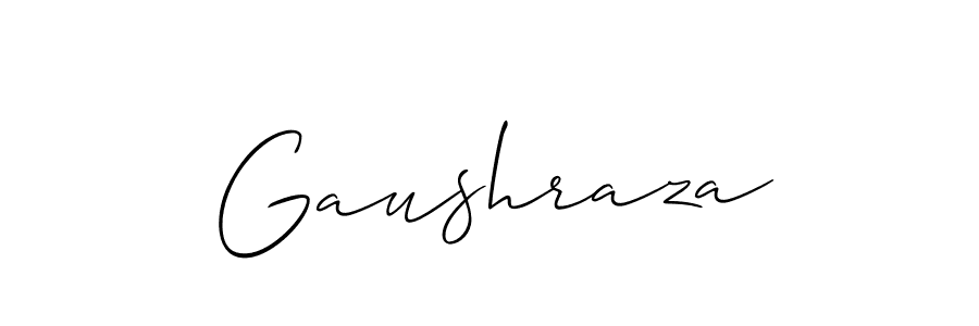 How to make Gaushraza name signature. Use Allison_Script style for creating short signs online. This is the latest handwritten sign. Gaushraza signature style 2 images and pictures png