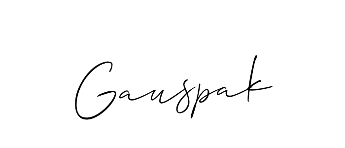 Make a beautiful signature design for name Gauspak. Use this online signature maker to create a handwritten signature for free. Gauspak signature style 2 images and pictures png