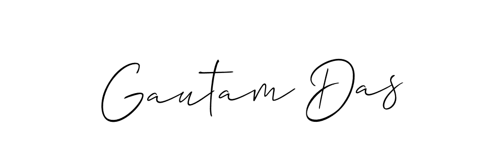 Make a beautiful signature design for name Gautam Das. With this signature (Allison_Script) style, you can create a handwritten signature for free. Gautam Das signature style 2 images and pictures png