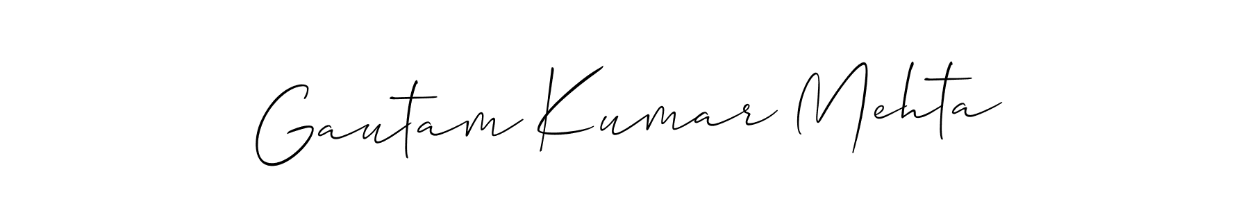 How to Draw Gautam Kumar Mehta signature style? Allison_Script is a latest design signature styles for name Gautam Kumar Mehta. Gautam Kumar Mehta signature style 2 images and pictures png