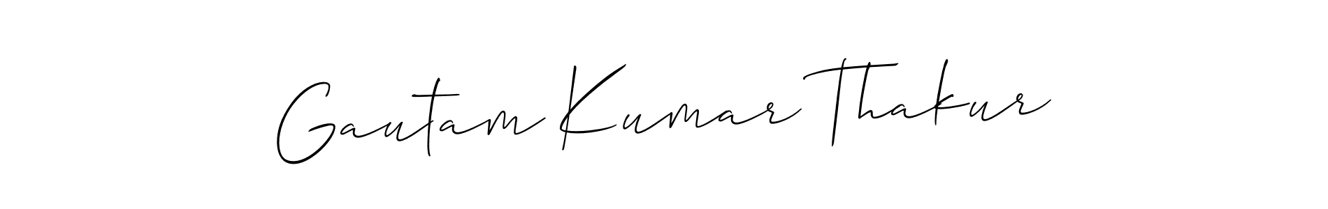 How to Draw Gautam Kumar Thakur signature style? Allison_Script is a latest design signature styles for name Gautam Kumar Thakur. Gautam Kumar Thakur signature style 2 images and pictures png