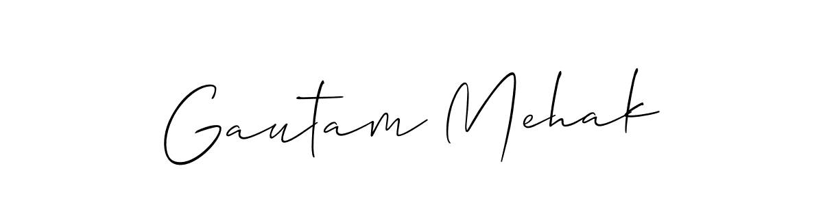 You can use this online signature creator to create a handwritten signature for the name Gautam Mehak. This is the best online autograph maker. Gautam Mehak signature style 2 images and pictures png