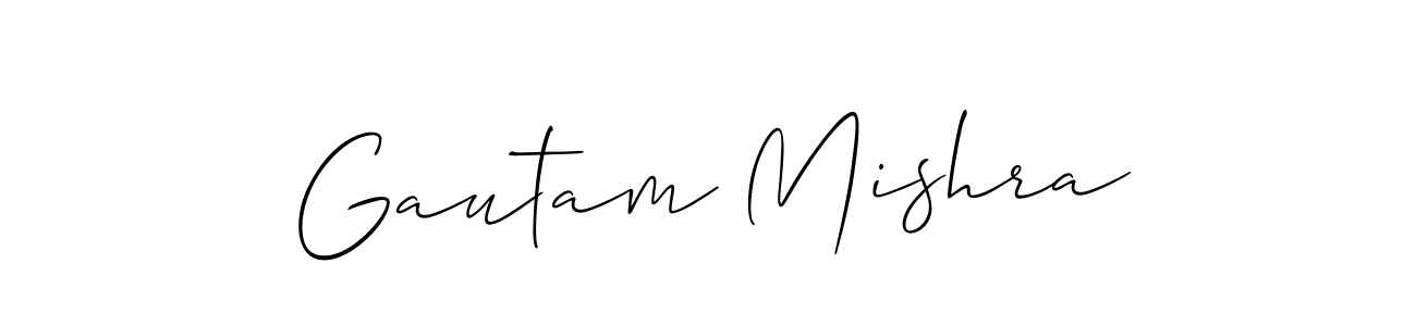 How to Draw Gautam Mishra signature style? Allison_Script is a latest design signature styles for name Gautam Mishra. Gautam Mishra signature style 2 images and pictures png