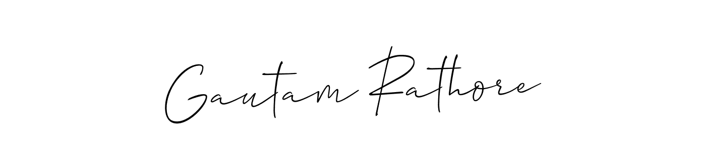 Make a beautiful signature design for name Gautam Rathore. Use this online signature maker to create a handwritten signature for free. Gautam Rathore signature style 2 images and pictures png