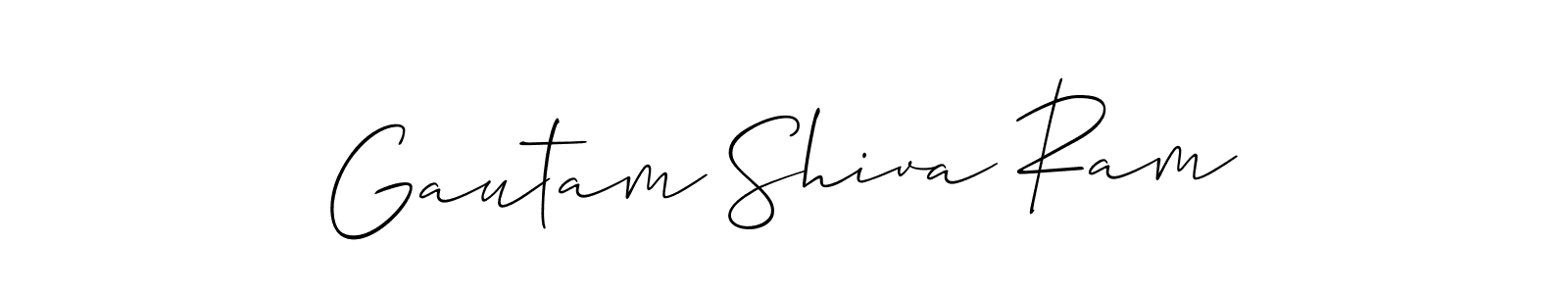 Best and Professional Signature Style for Gautam Shiva Ram. Allison_Script Best Signature Style Collection. Gautam Shiva Ram signature style 2 images and pictures png