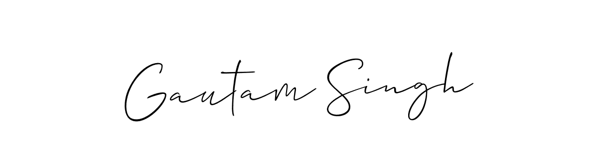 Similarly Allison_Script is the best handwritten signature design. Signature creator online .You can use it as an online autograph creator for name Gautam Singh. Gautam Singh signature style 2 images and pictures png