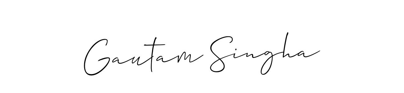 Once you've used our free online signature maker to create your best signature Allison_Script style, it's time to enjoy all of the benefits that Gautam Singha name signing documents. Gautam Singha signature style 2 images and pictures png