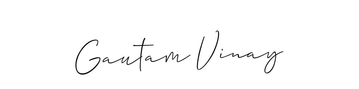 See photos of Gautam Vinay official signature by Spectra . Check more albums & portfolios. Read reviews & check more about Allison_Script font. Gautam Vinay signature style 2 images and pictures png