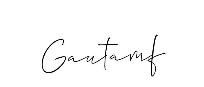 How to Draw Gautamf signature style? Allison_Script is a latest design signature styles for name Gautamf. Gautamf signature style 2 images and pictures png