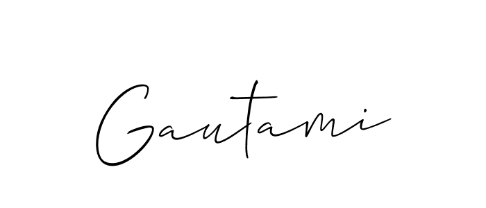 The best way (Allison_Script) to make a short signature is to pick only two or three words in your name. The name Gautami include a total of six letters. For converting this name. Gautami signature style 2 images and pictures png