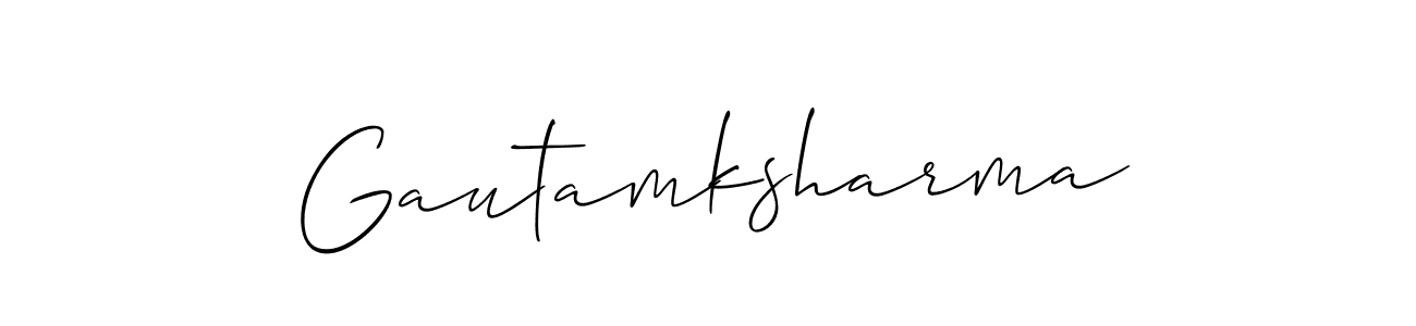 Once you've used our free online signature maker to create your best signature Allison_Script style, it's time to enjoy all of the benefits that Gautamksharma name signing documents. Gautamksharma signature style 2 images and pictures png