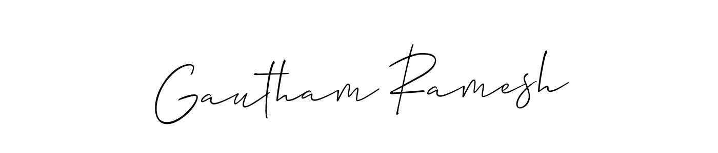 This is the best signature style for the Gautham Ramesh name. Also you like these signature font (Allison_Script). Mix name signature. Gautham Ramesh signature style 2 images and pictures png