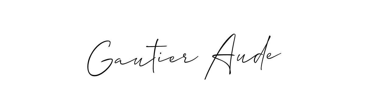 See photos of Gautier Aude official signature by Spectra . Check more albums & portfolios. Read reviews & check more about Allison_Script font. Gautier Aude signature style 2 images and pictures png