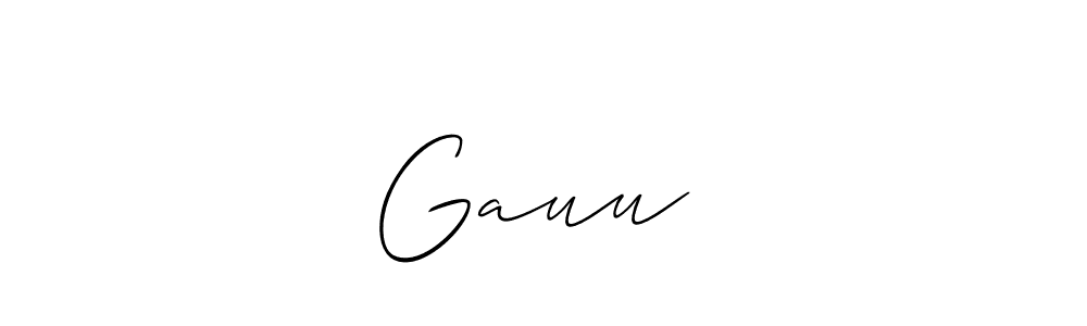 Make a short Gauu♾️ signature style. Manage your documents anywhere anytime using Allison_Script. Create and add eSignatures, submit forms, share and send files easily. Gauu♾️ signature style 2 images and pictures png