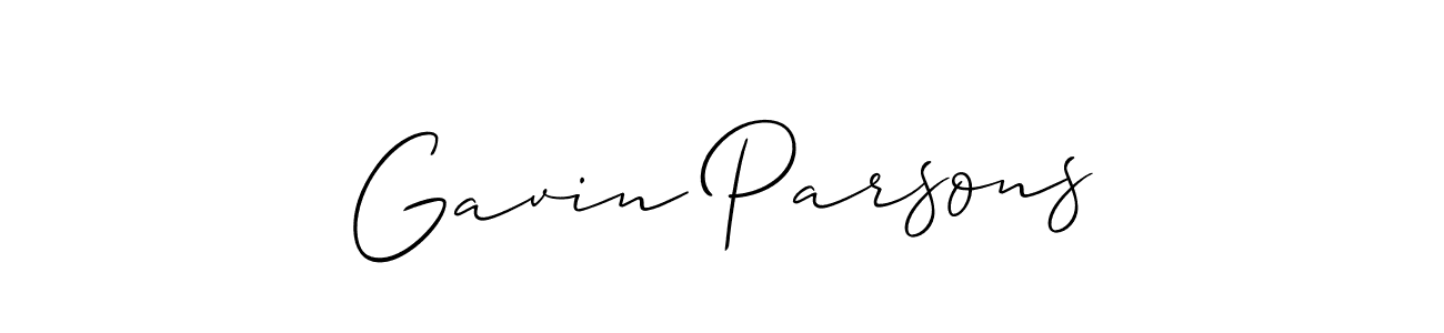 The best way (Allison_Script) to make a short signature is to pick only two or three words in your name. The name Gavin Parsons include a total of six letters. For converting this name. Gavin Parsons signature style 2 images and pictures png