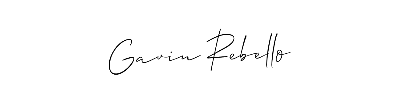 Once you've used our free online signature maker to create your best signature Allison_Script style, it's time to enjoy all of the benefits that Gavin Rebello name signing documents. Gavin Rebello signature style 2 images and pictures png
