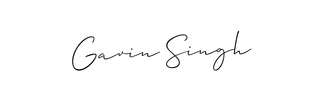 Gavin Singh stylish signature style. Best Handwritten Sign (Allison_Script) for my name. Handwritten Signature Collection Ideas for my name Gavin Singh. Gavin Singh signature style 2 images and pictures png