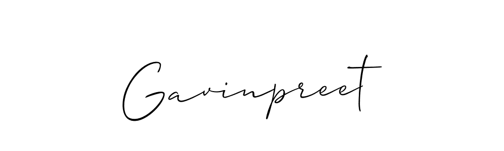 Gavinpreet stylish signature style. Best Handwritten Sign (Allison_Script) for my name. Handwritten Signature Collection Ideas for my name Gavinpreet. Gavinpreet signature style 2 images and pictures png