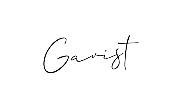 Make a beautiful signature design for name Gavist. Use this online signature maker to create a handwritten signature for free. Gavist signature style 2 images and pictures png