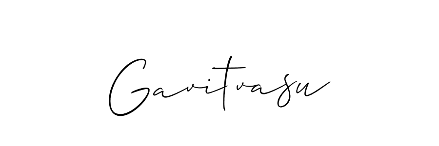 The best way (Allison_Script) to make a short signature is to pick only two or three words in your name. The name Gavitvasu include a total of six letters. For converting this name. Gavitvasu signature style 2 images and pictures png