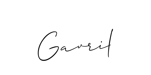 Make a short Gavril signature style. Manage your documents anywhere anytime using Allison_Script. Create and add eSignatures, submit forms, share and send files easily. Gavril signature style 2 images and pictures png