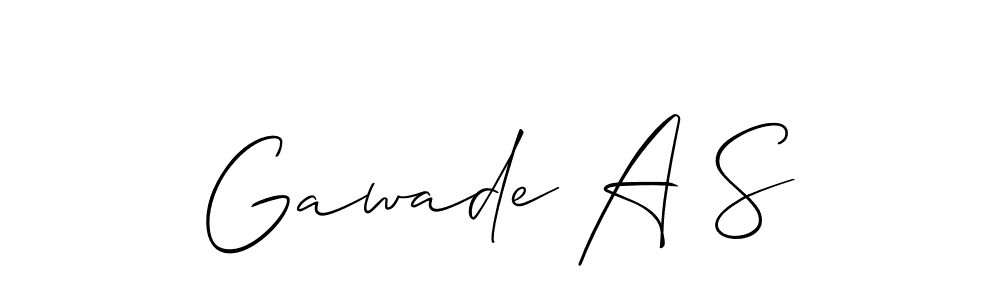 Make a beautiful signature design for name Gawade A S. Use this online signature maker to create a handwritten signature for free. Gawade A S signature style 2 images and pictures png
