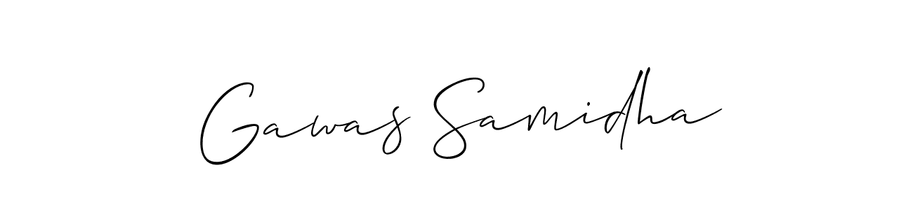 Make a beautiful signature design for name Gawas Samidha. Use this online signature maker to create a handwritten signature for free. Gawas Samidha signature style 2 images and pictures png