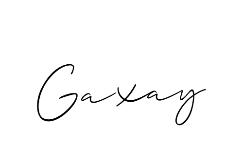 Similarly Allison_Script is the best handwritten signature design. Signature creator online .You can use it as an online autograph creator for name Gaxay. Gaxay signature style 2 images and pictures png