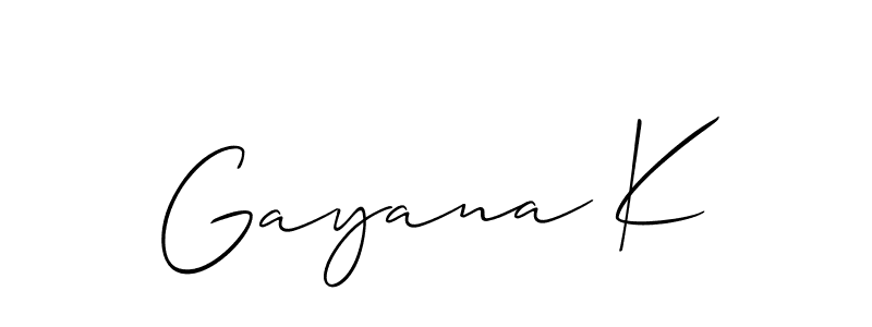 Here are the top 10 professional signature styles for the name Gayana K. These are the best autograph styles you can use for your name. Gayana K signature style 2 images and pictures png