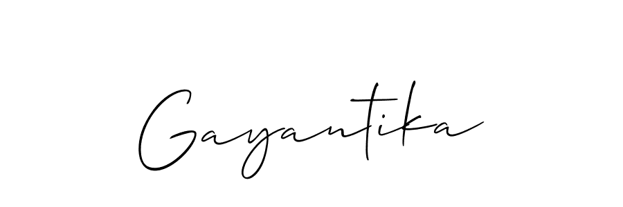 How to Draw Gayantika signature style? Allison_Script is a latest design signature styles for name Gayantika. Gayantika signature style 2 images and pictures png