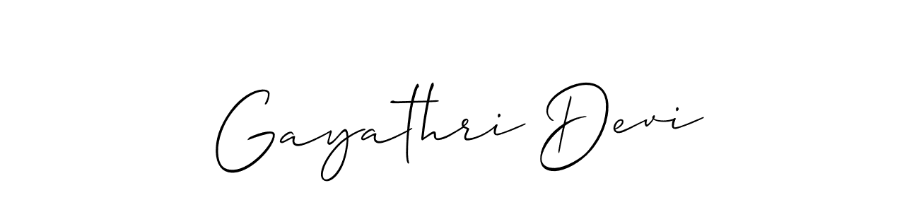 Gayathri Devi stylish signature style. Best Handwritten Sign (Allison_Script) for my name. Handwritten Signature Collection Ideas for my name Gayathri Devi. Gayathri Devi signature style 2 images and pictures png