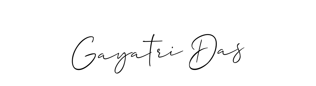 How to make Gayatri Das name signature. Use Allison_Script style for creating short signs online. This is the latest handwritten sign. Gayatri Das signature style 2 images and pictures png