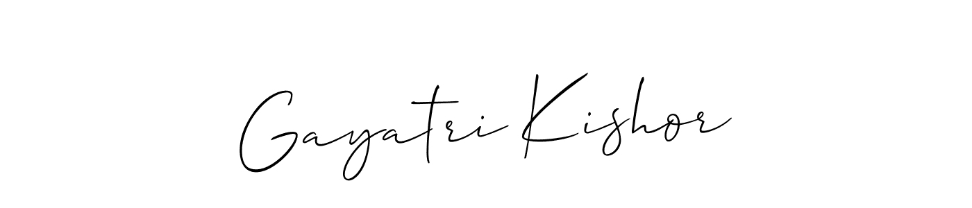 Make a beautiful signature design for name Gayatri Kishor. Use this online signature maker to create a handwritten signature for free. Gayatri Kishor signature style 2 images and pictures png