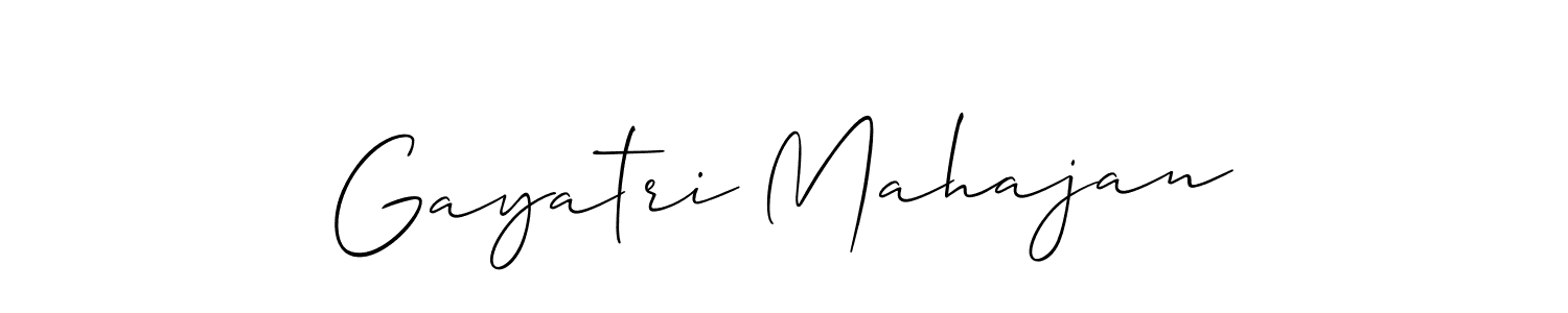 Make a short Gayatri Mahajan signature style. Manage your documents anywhere anytime using Allison_Script. Create and add eSignatures, submit forms, share and send files easily. Gayatri Mahajan signature style 2 images and pictures png