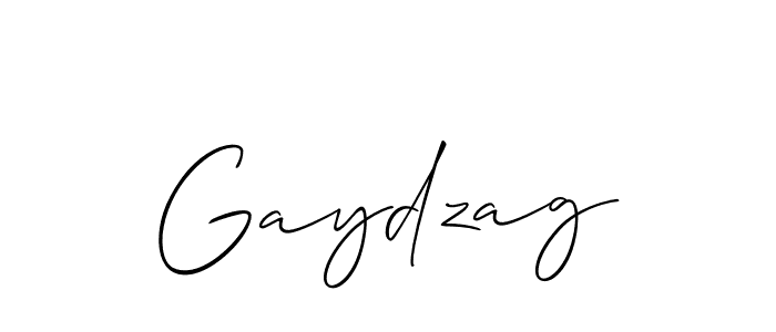 Gaydzag stylish signature style. Best Handwritten Sign (Allison_Script) for my name. Handwritten Signature Collection Ideas for my name Gaydzag. Gaydzag signature style 2 images and pictures png