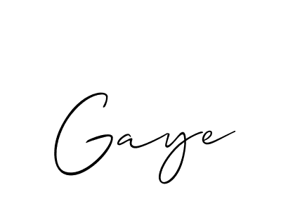 The best way (Allison_Script) to make a short signature is to pick only two or three words in your name. The name Gaye include a total of six letters. For converting this name. Gaye signature style 2 images and pictures png