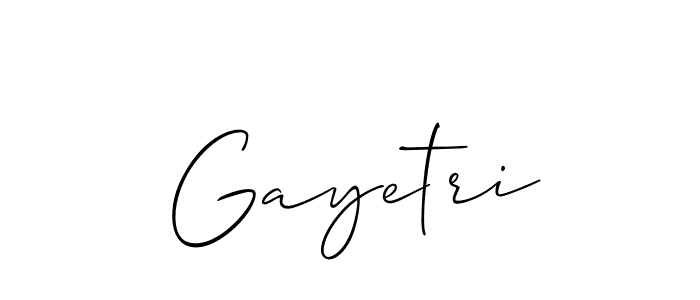 How to Draw Gayetri signature style? Allison_Script is a latest design signature styles for name Gayetri. Gayetri signature style 2 images and pictures png