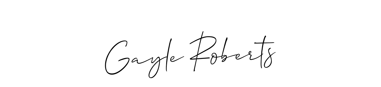 Also You can easily find your signature by using the search form. We will create Gayle Roberts name handwritten signature images for you free of cost using Allison_Script sign style. Gayle Roberts signature style 2 images and pictures png