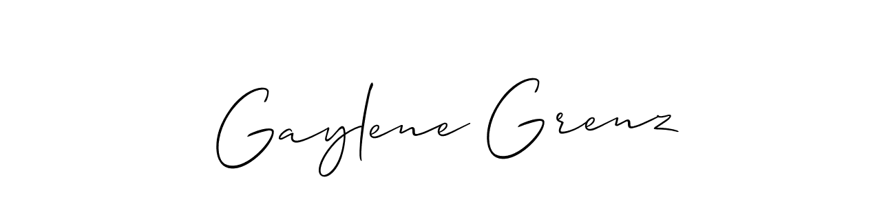 Gaylene Grenz stylish signature style. Best Handwritten Sign (Allison_Script) for my name. Handwritten Signature Collection Ideas for my name Gaylene Grenz. Gaylene Grenz signature style 2 images and pictures png