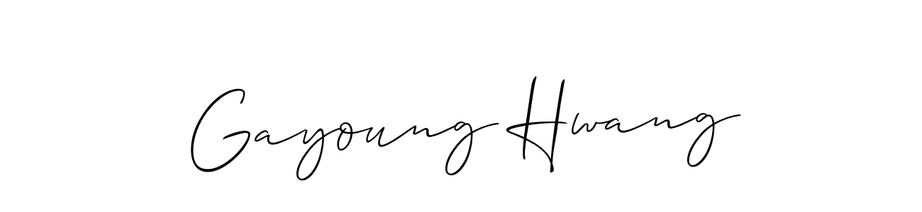 Make a beautiful signature design for name Gayoung Hwang. Use this online signature maker to create a handwritten signature for free. Gayoung Hwang signature style 2 images and pictures png