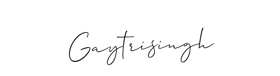 You should practise on your own different ways (Allison_Script) to write your name (Gaytrisingh) in signature. don't let someone else do it for you. Gaytrisingh signature style 2 images and pictures png