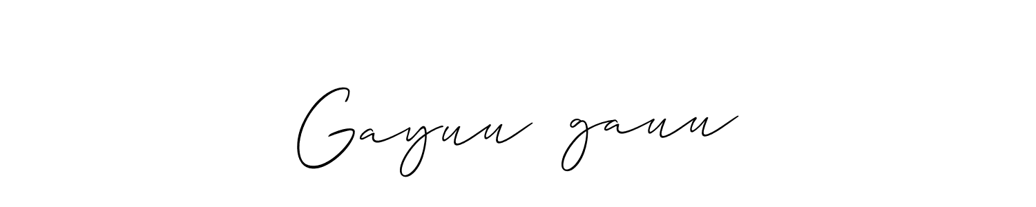 This is the best signature style for the Gayuu♥️gauu name. Also you like these signature font (Allison_Script). Mix name signature. Gayuu♥️gauu signature style 2 images and pictures png