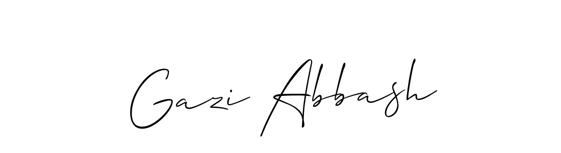 Check out images of Autograph of Gazi Abbash name. Actor Gazi Abbash Signature Style. Allison_Script is a professional sign style online. Gazi Abbash signature style 2 images and pictures png