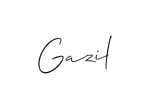 You can use this online signature creator to create a handwritten signature for the name Gazil. This is the best online autograph maker. Gazil signature style 2 images and pictures png