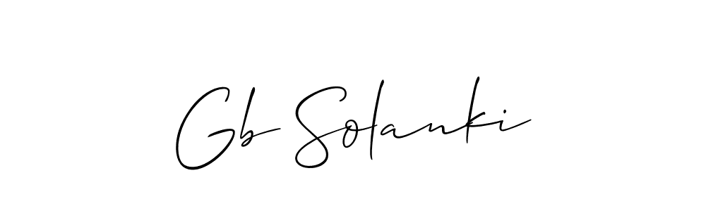 Once you've used our free online signature maker to create your best signature Allison_Script style, it's time to enjoy all of the benefits that Gb Solanki name signing documents. Gb Solanki signature style 2 images and pictures png