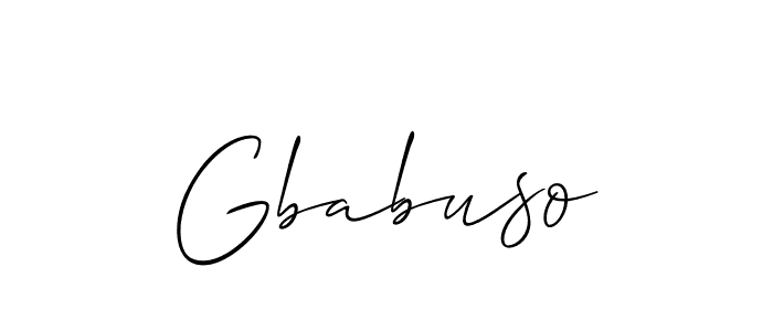 Gbabuso stylish signature style. Best Handwritten Sign (Allison_Script) for my name. Handwritten Signature Collection Ideas for my name Gbabuso. Gbabuso signature style 2 images and pictures png