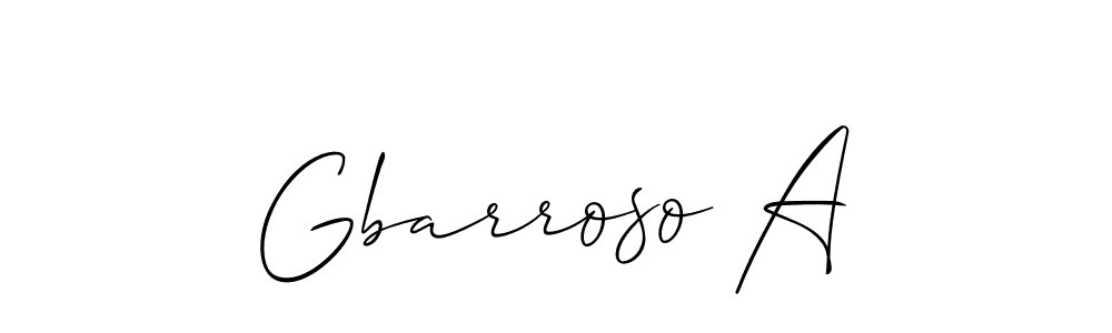 Make a beautiful signature design for name Gbarroso A. Use this online signature maker to create a handwritten signature for free. Gbarroso A signature style 2 images and pictures png