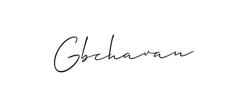 Use a signature maker to create a handwritten signature online. With this signature software, you can design (Allison_Script) your own signature for name Gbchavan. Gbchavan signature style 2 images and pictures png