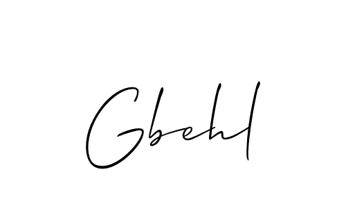 Best and Professional Signature Style for Gbehl. Allison_Script Best Signature Style Collection. Gbehl signature style 2 images and pictures png