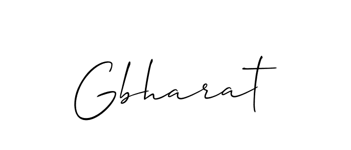 Make a beautiful signature design for name Gbharat. With this signature (Allison_Script) style, you can create a handwritten signature for free. Gbharat signature style 2 images and pictures png